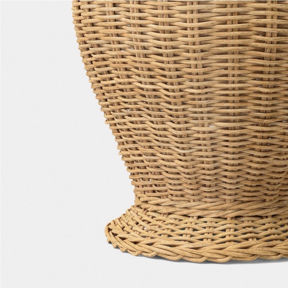 THRESHOLD NWT scallop edge woven vase -16” - Picture 3 of 6